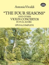 The Four Seasons and Other Violin Concertos, Op. 8 Orchestra Scores/Parts sheet music cover